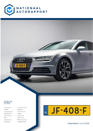 Afbeelding van het Nationaal Autorapport