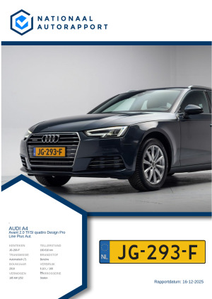 Afbeelding van het Nationaal Autorapport