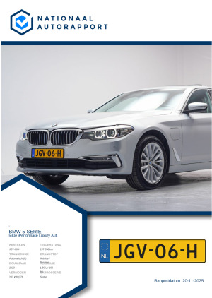 Afbeelding van het Nationaal Autorapport