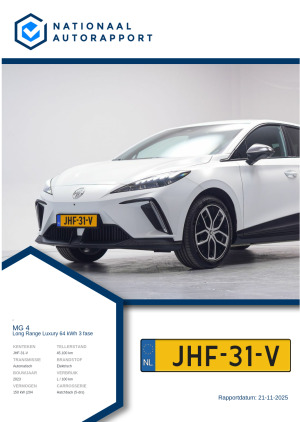 Afbeelding van het Nationaal Autorapport