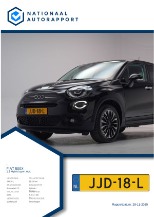 Afbeelding van het Nationaal Autorapport