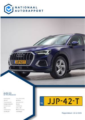 Afbeelding van het Nationaal Autorapport