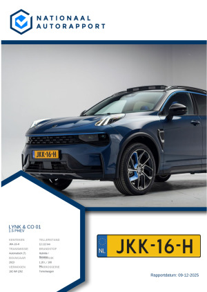 Afbeelding van het Nationaal Autorapport