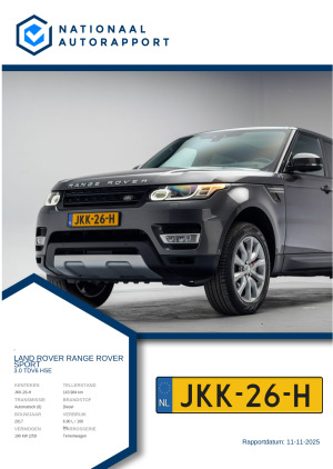 Afbeelding van het Nationaal Autorapport