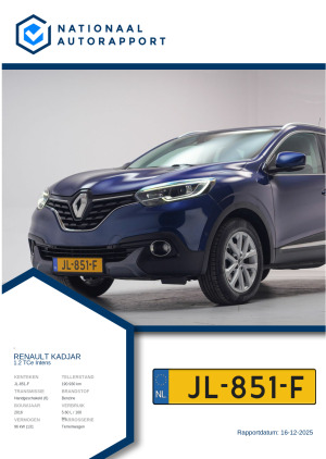 Afbeelding van het Nationaal Autorapport