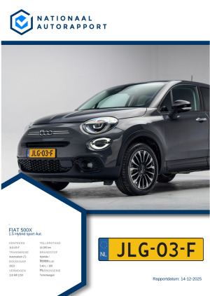 Afbeelding van het Nationaal Autorapport