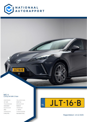 Afbeelding van het Nationaal Autorapport