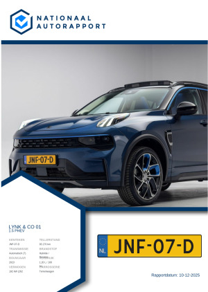 Afbeelding van het Nationaal Autorapport