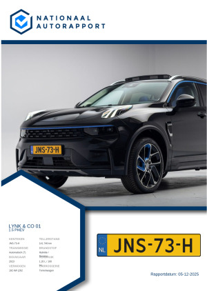 Afbeelding van het Nationaal Autorapport