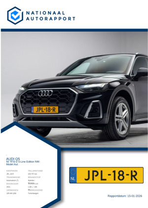 Afbeelding van het Nationaal Autorapport