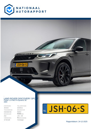 Afbeelding van het Nationaal Autorapport