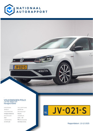 Afbeelding van het Nationaal Autorapport