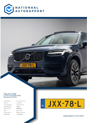 Afbeelding van het Nationaal Autorapport