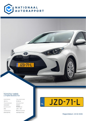 Afbeelding van het Nationaal Autorapport