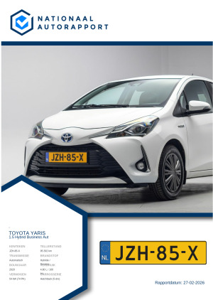 Afbeelding van het Nationaal Autorapport