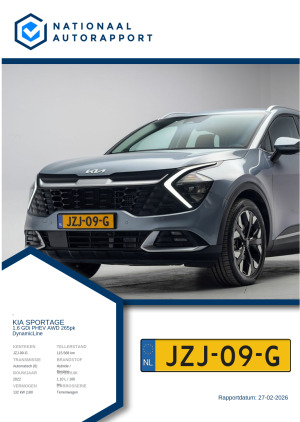 Afbeelding van het Nationaal Autorapport