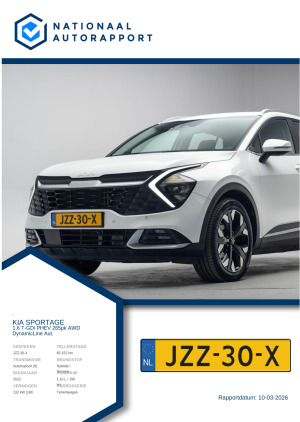 Afbeelding van het Nationaal Autorapport