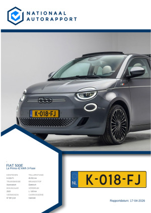 Afbeelding van het Nationaal Autorapport