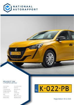 Afbeelding van het Nationaal Autorapport