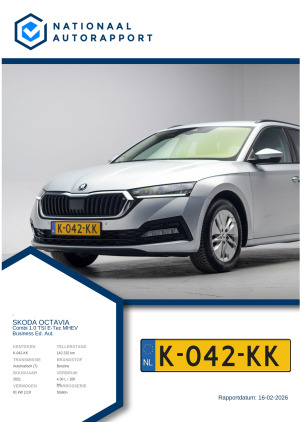 Afbeelding van het Nationaal Autorapport