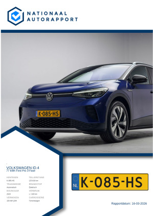 Afbeelding van het Nationaal Autorapport