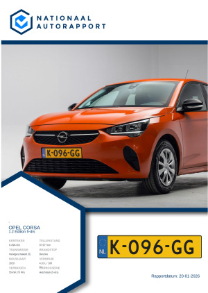 Afbeelding van het Nationaal Autorapport