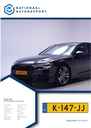 Afbeelding van het Nationaal Autorapport