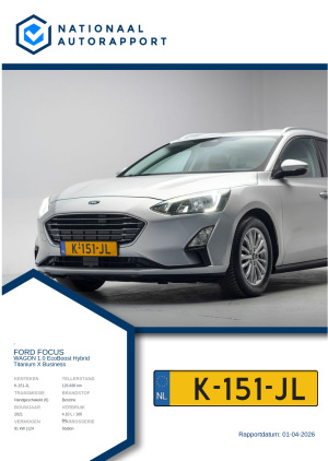 Afbeelding van het Nationaal Autorapport