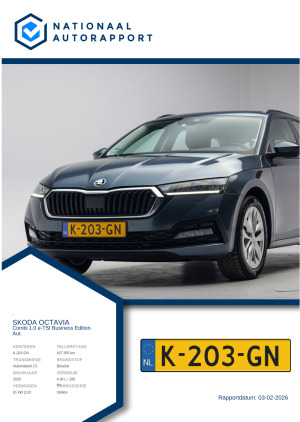 Afbeelding van het Nationaal Autorapport