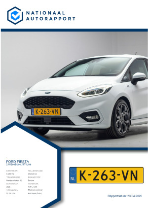 Afbeelding van het Nationaal Autorapport