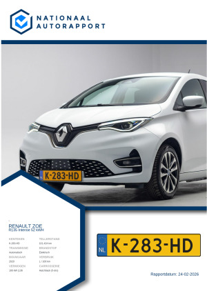 Afbeelding van het Nationaal Autorapport