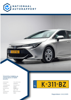 Afbeelding van het Nationaal Autorapport