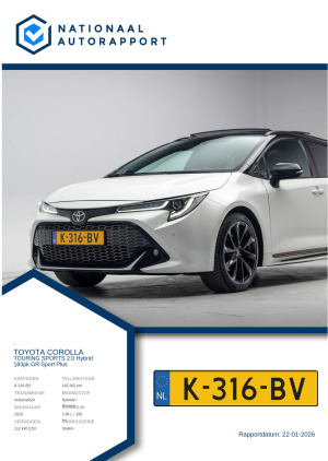 Afbeelding van het Nationaal Autorapport