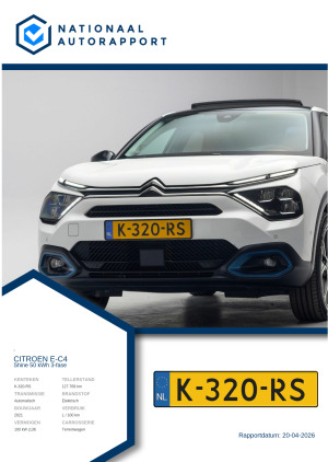 Afbeelding van het Nationaal Autorapport