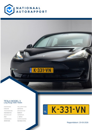 Afbeelding van het Nationaal Autorapport