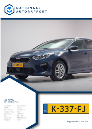 Afbeelding van het Nationaal Autorapport