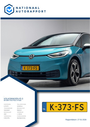 Afbeelding van het Nationaal Autorapport