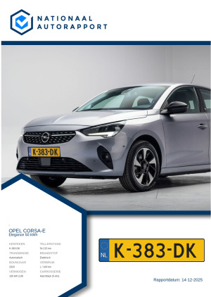 Afbeelding van het Nationaal Autorapport