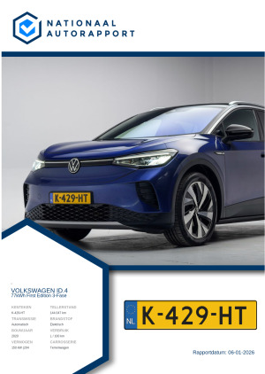 Afbeelding van het Nationaal Autorapport