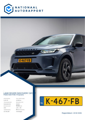 Afbeelding van het Nationaal Autorapport