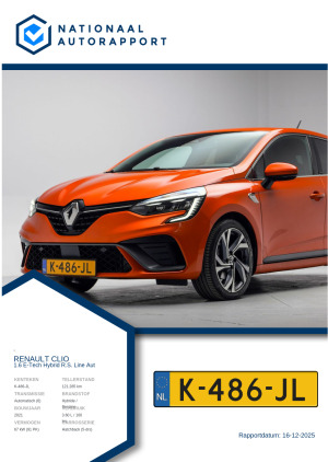 Afbeelding van het Nationaal Autorapport