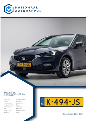 Afbeelding van het Nationaal Autorapport