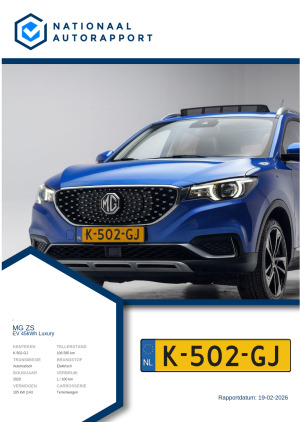 Afbeelding van het Nationaal Autorapport