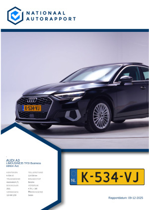 Afbeelding van het Nationaal Autorapport