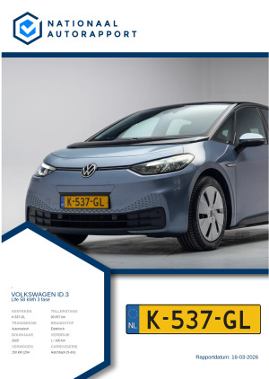 Afbeelding van het Nationaal Autorapport