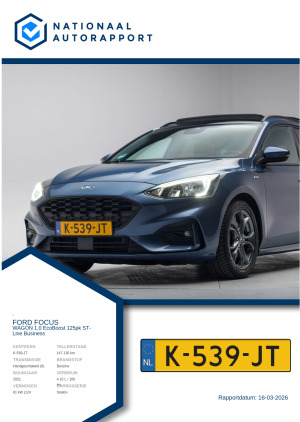 Afbeelding van het Nationaal Autorapport