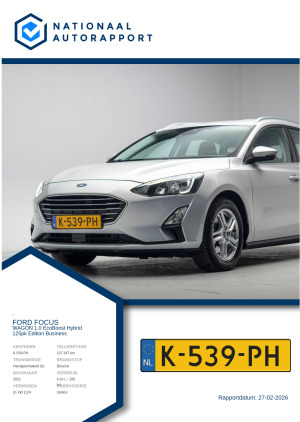 Afbeelding van het Nationaal Autorapport