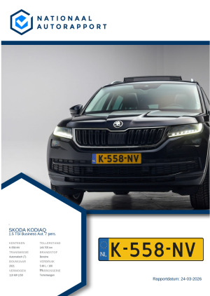 Afbeelding van het Nationaal Autorapport