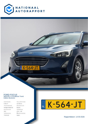 Afbeelding van het Nationaal Autorapport