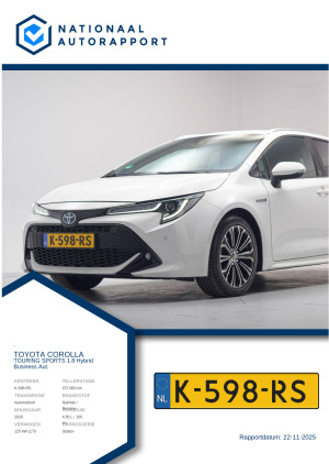 Afbeelding van het Nationaal Autorapport